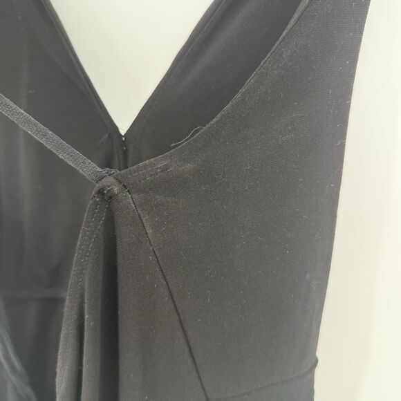 Taboo Vintage Black Y2k Halter Dress Asymmetrical Size 2XL Formal - Picture 10 of 14